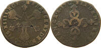 FRANCE 6 DENIERS Louis XIV. (1643–1715) -