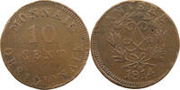 FRENCH STATES 10 CENTIMES LOUIS XVIII. ANVERS Antwerpen -