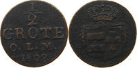OLDENBURG 1/2 GROTE Peter Friedrich Wilhelm 1785-1823 -