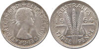 AUSTRALIA 3 PENCE 1964 Elizabeth II. (1952-2022) EF