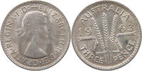 AUSTRALIA 3 PENCE 1963 Elizabeth II. (1952-2022) EF