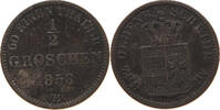 OLDENBURG 1/2 GROSCHEN Nicolaus Friedrich Peter 1853-1900. -