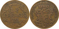 SACHSEN GOTHA ALTENBURG 1 1/2 PFENNIG Friedrich III. 1732-1772 -