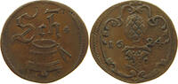 Scheffelmarke 1624 AUGSBURG STADT  SS