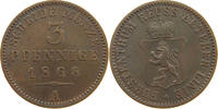REUSS ÄLTERE LINIE ZU OBERGREIZ 3 PFENNIG Heinrich XXII. 1859-1902 -