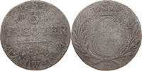 SACHSEN COBURG SAALFELD 3 KREUZER Ernst 1806-1826. -