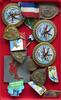 SPORT MEDALS COLLECTION LOT SPORT MEDALS BADGES 16PC 134G -