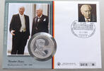 BRD NUMISBRIEF / STATIONERY MEDAILLE THEODOR HEUSS 1949-1959 -