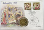 GIBRALTAR NUMISBRIEF / STATIONERY 50 PENCE Elizabeth II. (1952-2022) -