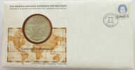 NAVAL EXPLORATIONS MEDAL THE GREAT EXPLORERS JACQUES CARTIER -