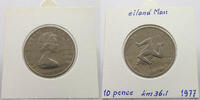 ISLE OF MAN 10 PENCE Elizabeth II. (1952-2022) -