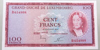LUXEMBOURG 100 FRANCS -