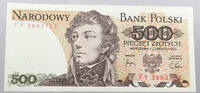 POLAND 500 ZLOTYCH -