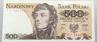 POLAND 500 ZLOTYCH -