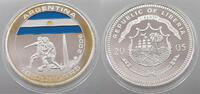 LIBERIA 10 DOLLARS ARGENTINA -