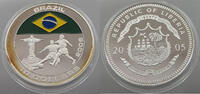 LIBERIA 10 DOLLARS BRAZIL -