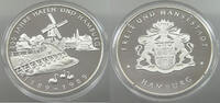 BRD MEDAILLE 1989 800 JAHRE HAFEN UND HAMBURG PROOF 30,00 EUR  plus 5,99 EUR verzending