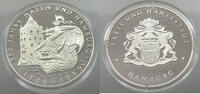 BRD MEDAILLE 1989 800 JAHRE HAFEN UND HAMBURG PROOF 30,00 EUR  plus 5,99 EUR verzending