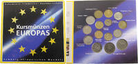 EUROPE SET KURSMÜNZEN EUROPAS -
