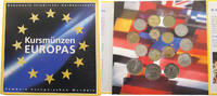 EUROPE SET KURSMÜNZEN EUROPAS -