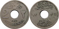 EGYPT 2 MILLIEMES Hussein Kamel (1914-1917) -