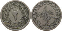 EGYPT 2/10 QIRSH Abdul Hamid II. (1876-1909) -