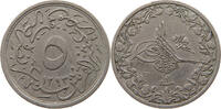 EGYPT OTTOMAN 5/10 QIRSH Abdul Hamid II. (1876-1909) -