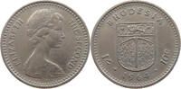 RHODESIA 10 CENTS Elizabeth II. (1952-2022) -