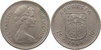 RHODESIA 10 CENTS Elizabeth II. (1952-2022) -
