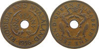 RHODESIA AND NYASALAND PENNY Elizabeth II. (1952-2022) -