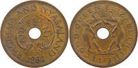 RHODESIA AND NYASALAND PENNY Elizabeth II. (1952-2022) -