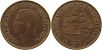 SOUTH AFRICA 1/2 PENNY George VI. (1936-1952) -