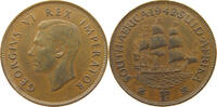 SOUTH AFRICA PENNY George VI. (1936-1952) -