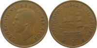SOUTH AFRICA PENNY George VI. (1936-1952) -