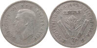 SOUTH AFRICA 3 PENCE George VI. (1936-1952) -