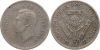 SOUTH AFRICA 3 PENCE George VI. (1936-1952) -