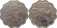 SWAZILAND 20 CENTS -