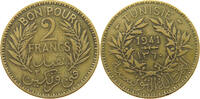 TUNISIA 2 FRANCS -