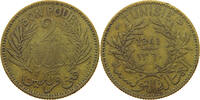 TUNISIA 2 FRANCS -