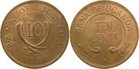 UGANDA 10 CENTS -