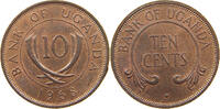 UGANDA 10 CENTS -