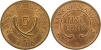 UGANDA 5 CENTS -