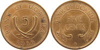 UGANDA 5 CENTS -