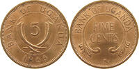 UGANDA 5 CENTS -