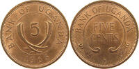 UGANDA 5 CENTS -