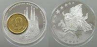 SPAIN MEDAL 2002 EUROPEAN CURRENCY PROOF 23,00 EUR  plus 5,99 EUR verzending