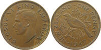 NEW ZEALAND PENNY George VI. (1936-1952) -