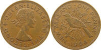 NEW ZEALAND PENNY Elizabeth II. (1952-2022) -