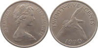 BERMUDA 25 CENTS Elizabeth II. (1952-2022) -