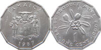 JAMAICA CENT 1987 VZ 4,00 EUR  plus 5,99 EUR verzending